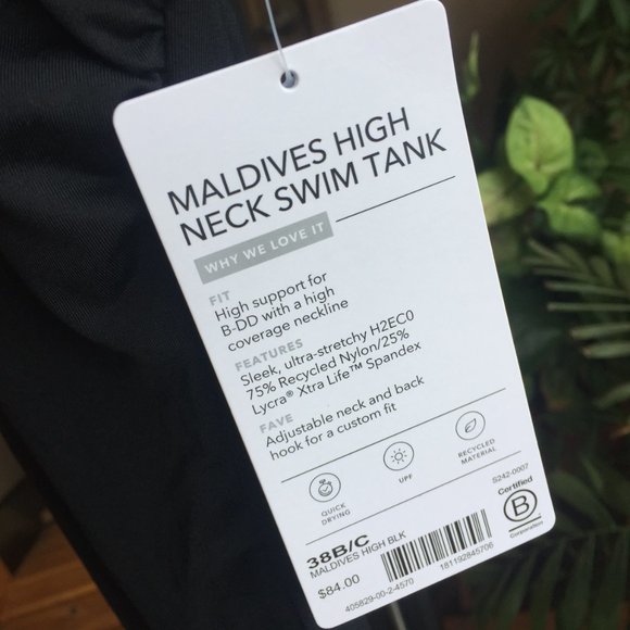 Athleta Maldives High Neck Tankini (NWT) - Picture 9 of 15